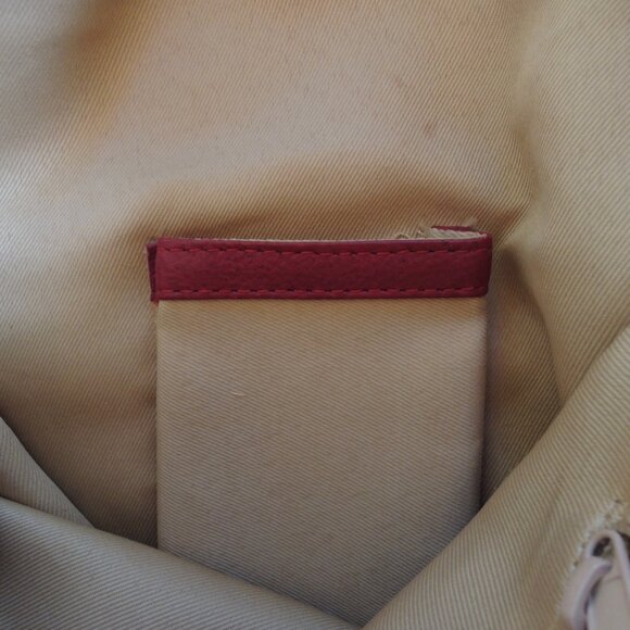 Cristian Red Italian Leather Shoulder Bag Satchel - Picture 11 of 14